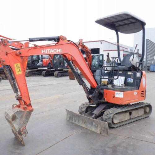 Maquinaria pesada usada miniexcavadora hitachi ZX17U-5A SN X0095 (3)
