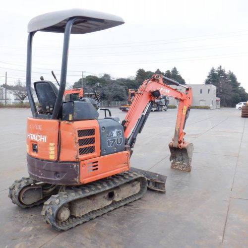 Maquinaria pesada usada miniexcavadora hitachi ZX17U-5A SN X0095 (3)