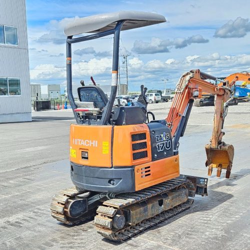 Maquinaria pesada usada miniexcavadora hitachi ZX17U-5A SN X2002