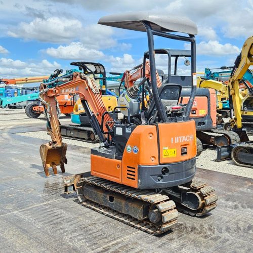 Maquinaria pesada usada miniexcavadora hitachi ZX17U-5A SN X2002