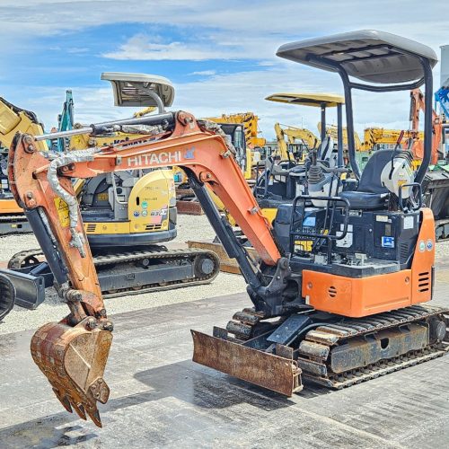 Maquinaria pesada usada miniexcavadora hitachi ZX17U-5A SN X2002