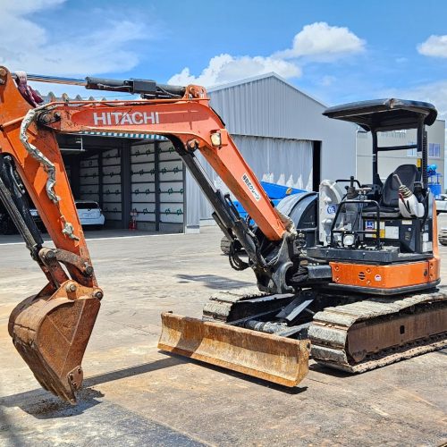 Maquinaria pesada usada miniexcavadora hitachi ZX40U-5B, SN X0711