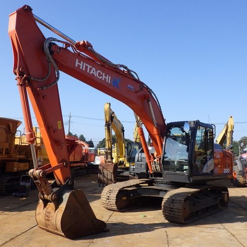 Maquinaria pesada usada Excavadora Hitachi ZX200-6 SN X07147