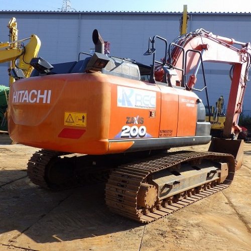 Maquinaria pesada usada Excavadora Hitachi ZX200-6 SN X07147