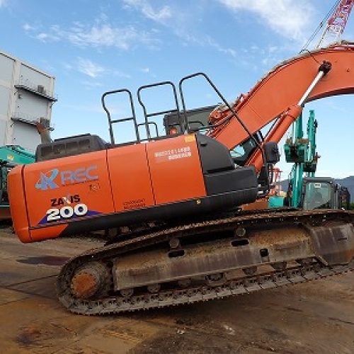 maquinaria pesada usada excavadora Hitachi ZX200-6 SN X509609 (1)
