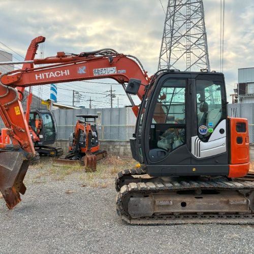 maquinaria pesada usada excavadora hitachi ZX75US-5B SN X4118 (2)