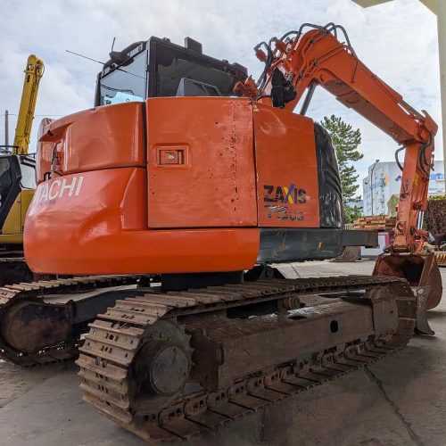 maquinaria pesada usada excavadora hitachi zx75s-5b sn 70876-1