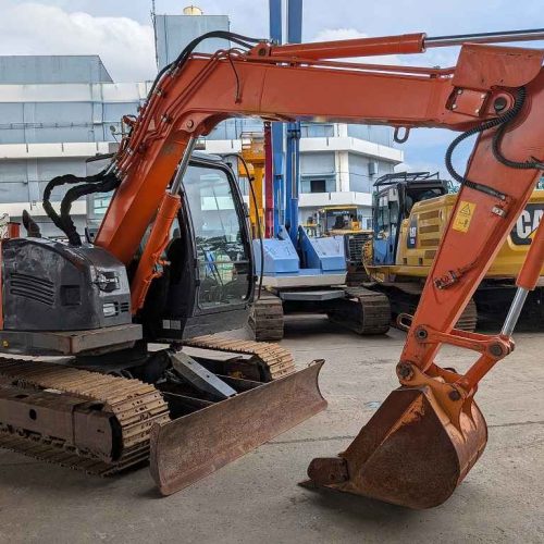 maquinaria pesada usada excavadora hitachi zx75s-5b sn 70876-1