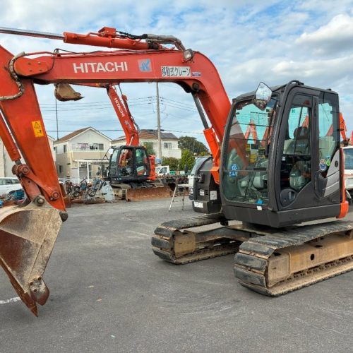 maquinaria pesada usada excavadora hitachi zx75us-5b sn X3108 (1)